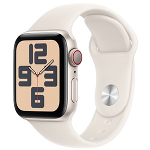Apple Watch SE 第2世代 GPS+Cellularモデル 40mm MXGJ3J/A [スターライトスポーツバンド S/M] 新品未開封