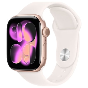 Apple Watch Series 11 GPSモデル 42mm MEU44J/A [ローズゴールド・ライトブラッシュスポーツバンド M/L] 新品未開封