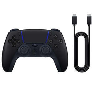 DualSense ワイヤレスコントローラー + USBケーブル for PC CFIJ-15502 [ミッドナイト ブラック] 新品