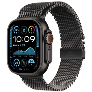 Apple Watch Ultra 2 GPS+Cellularモデル 49mm MX5U3J/A [ブラック・ブラックチタニウムミラネーゼループ M] 新品未開封