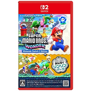 スーパーマリオブラザーズ ワンダー Nintendo Switch 2 Edition + みんなでリンリンパーク [Nintendo Switch 2 専用] 新品未開封 ネコポス便・日時指定不可
