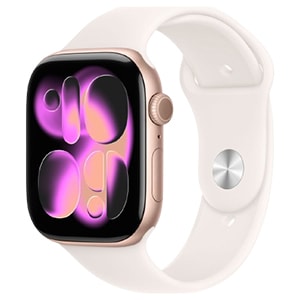 Apple Watch Series 11 GPSモデル 46mm MEV64J/A [ローズゴールド・ライトブラッシュスポーツバンド S/M] 新品未開封