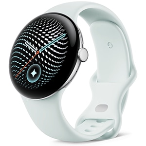 Pixel Watch 5 Wi-Fiモデル 45mm GA10892-US [Polished Silver アルミケース/Fog アクティブ バンド] 新品