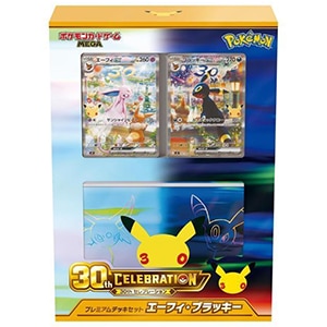 ポケモンカードゲームMEGA 30th CELEBRATION プレミアムデッキセット エーフィ・ブラッキー 新品【訳あり品-箱に傷・凹みあり】