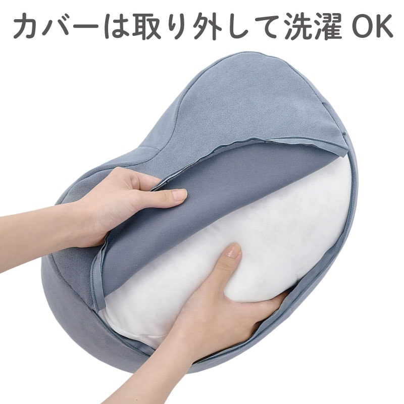 ELLYクッション（黒LOVE） クッション Ealy(イーリー) レザーテックス・キャンバスタイプ