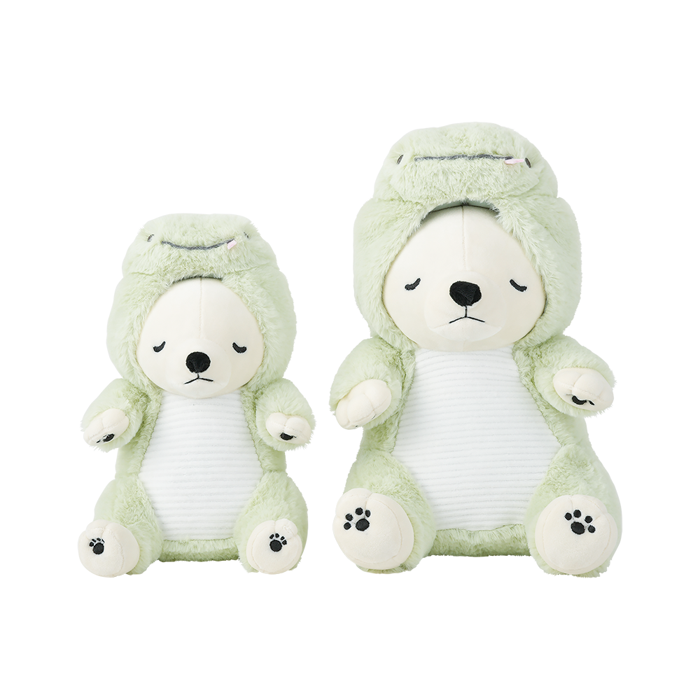 プレミアムねむねむアニマルズ｜フードお座り抱きまくら｜M