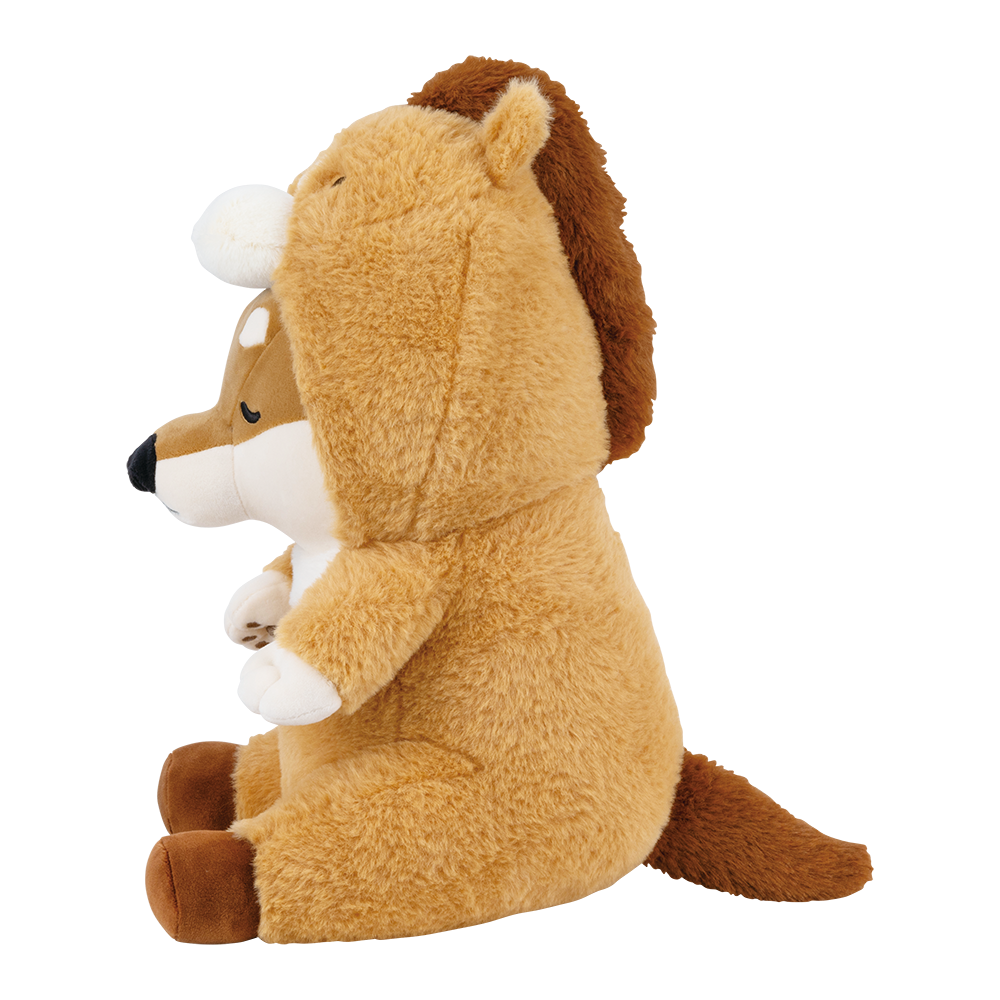 プレミアムねむねむアニマルズフードお座り抱きまくらMサイズ