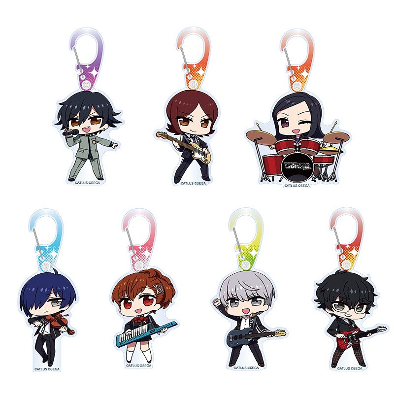 新品★A3!★冬組【雪白東】カラコレチャーム★2点セット PSW2022】ゆらゆらアクリルカラビナ(7種) | PERSONA SUPER