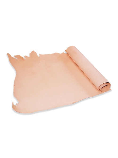 【半裁】牛タンニン革 / タンロー地生 / 2.0mm (生成) [協進エル]