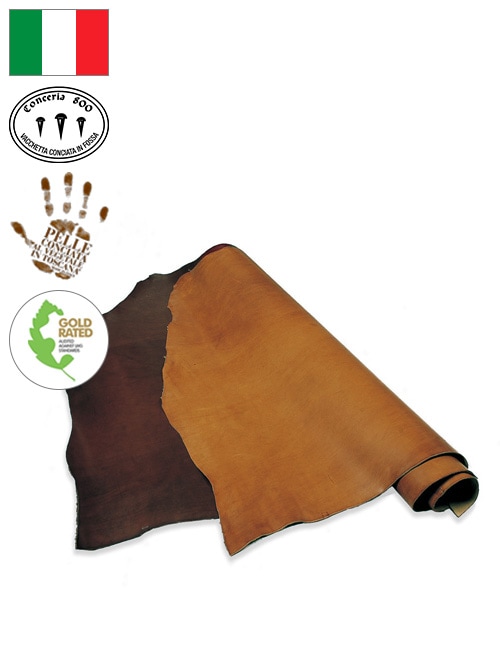 【Wショルダー】牛タンニン革 / ブルガノ / 原厚2.0mm前後 (全7色) [協進エル]