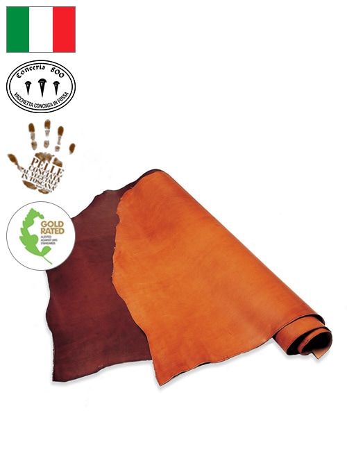 【Wショルダー】牛タンニン革 / ブルガノ / 原厚2.0mm前後 (全7色) [協進エル]