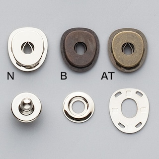 亀の甲ホック / 23mm×20mm (全3色) [協進エル] [10%OFF]