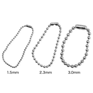 真鍮製 / ボールチェーン / 全長10cm (全3サイズ) [30%OFF]