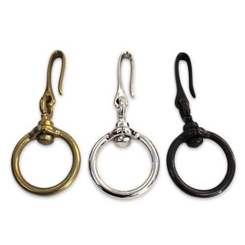 真鍮製 / 鋳物フック / 回転丸カン付 [30%OFF]