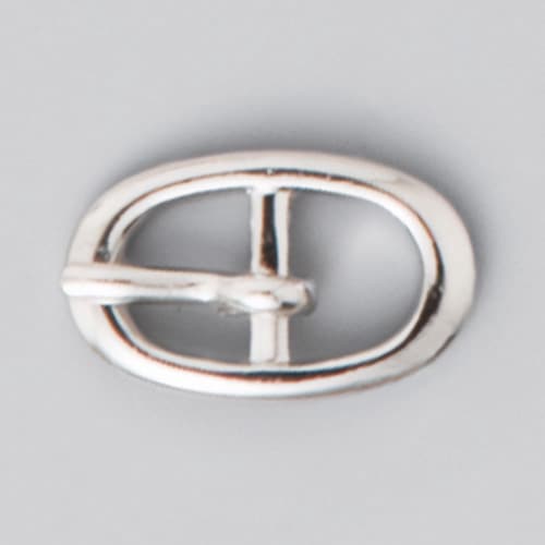 ミニバックル / ベルト幅6mm (ニッケル) [協進エル] [10%OFF]