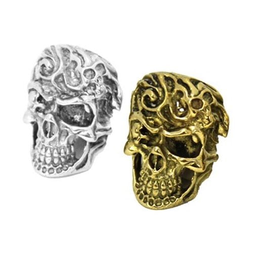 真鍮製 / コンチョ / ルークスカル / 28×22mm [30%OFF]