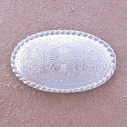 ピューター製 / コンチョ / フラワー / 28×47mm [39%OFF]