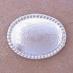 ピューター製 / コンチョ / フラワー / 33×43mm [39%OFF]