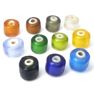 ホワイトハートビーズ / 外径9.5mm / 内径2.5mm (全11色)