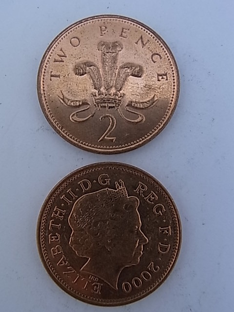 コイン / イギリス / 2ペンス (女王後期) / 26mm