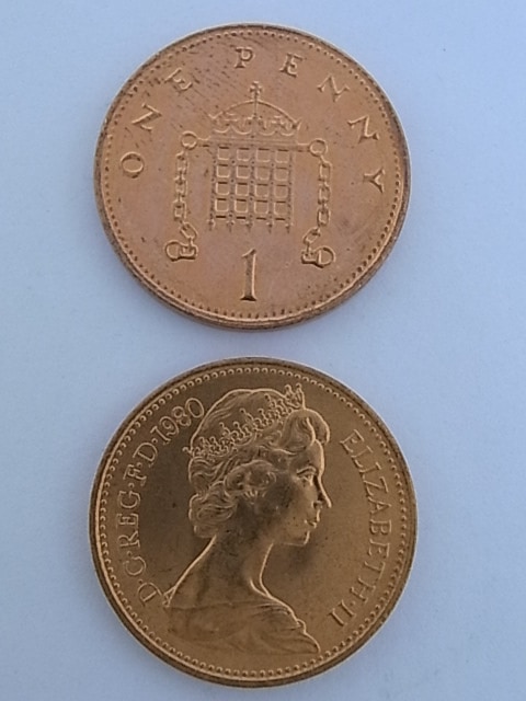 コイン / イギリス / 1ペニー (女王前期) / 20mm