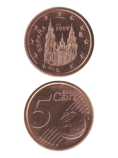 コイン / スペイン / ユーロ / 5セント / 21mm [30%OFF]