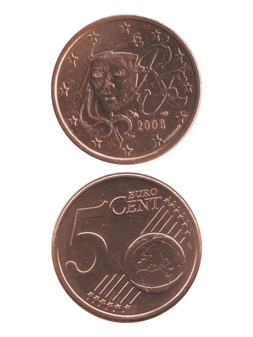 コイン / フランス / ユーロ / 5セント / 21mm [30%OFF]