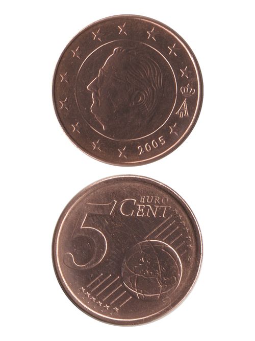 コイン / ベルギー / ユーロ / 5セント / 21mm [30%OFF]
