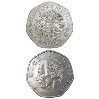 コイン / メキシコ / 10ペソ / 30mm [39%OFF]