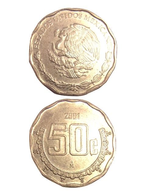 コイン / メキシコ / 50セント / 21mm [30%OFF]