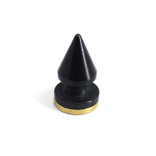 真鍮製 / ロンドン鋲 / S / ネジ式 / 直径10mm / 高さ15.5mm (ブラックメッキ) [30%OFF]