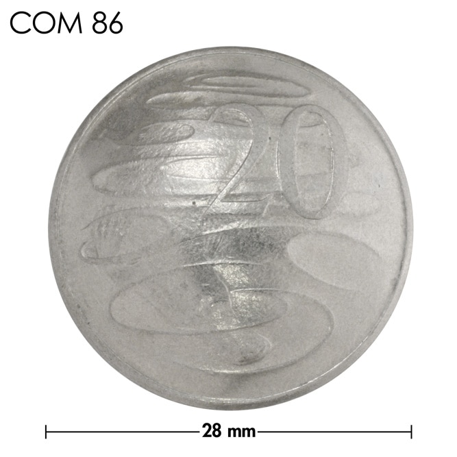 コンチョ / オーストラリア / 20セント / カモノハシ / 銀色 / 28mm [30%OFF]