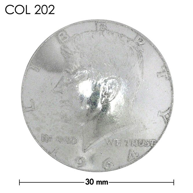 銀貨 / コンチョ / 1964年 / アメリカ / 50セント / ケネディー / 銀色 / 30mm [30%OFF]