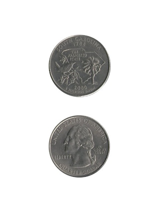 コイン / アメリカ / 25セント / 記念貨 / 州別コイン / サウスカロライナ州 / VF (美品) / 24mm [30%OFF]