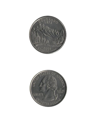 コイン / アメリカ / 25セント / 記念貨 / 州別コイン / コロラド州 / VF (美品) / 24mm [30%OFF]