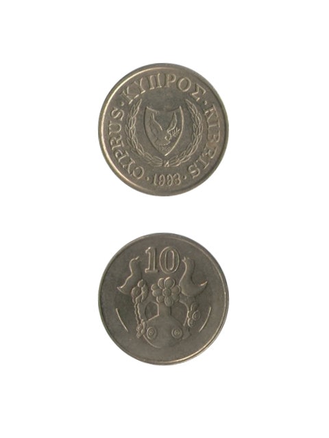 コイン / キプロス / 10セント / 花瓶 / XF (極美) [39%OFF]