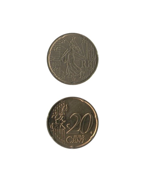 コイン / フランス / 20セント / 20セント旧版 / XF (極美) / 22mm [30%OFF]