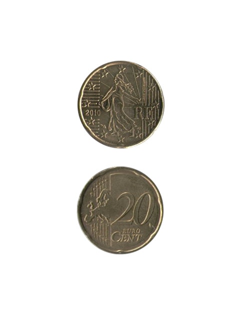 コイン / フランス / 20セント / 20セント新版 / XF (極美) / 22mm [30%OFF]