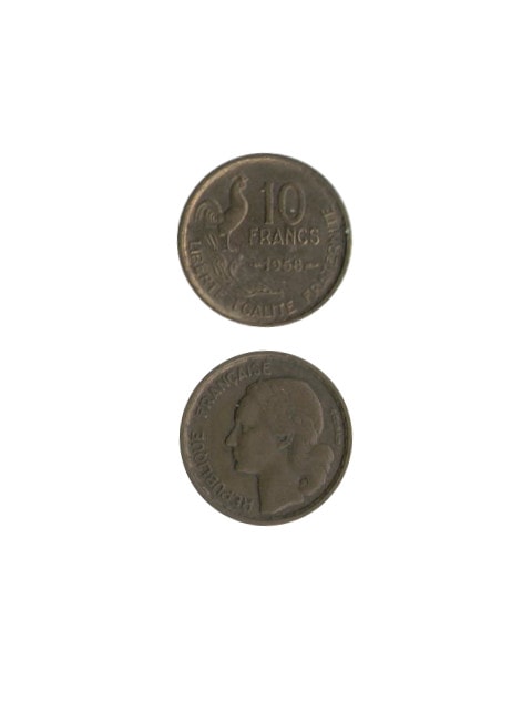 コイン / フランス / 10フラン / にわとりと女神 / VF (美品) / 20mm [30%OFF]