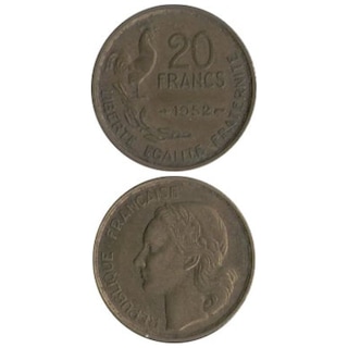 コイン / フランス / 20フラン / にわとりと女神 / VF (美品) / 23mm [39%OFF]
