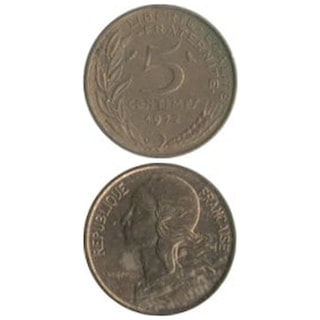コイン / フランス / 5サンチーム / 5サンチーム / XF (極美) / 17mm [39%OFF]