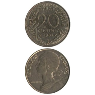 コイン / フランス / 20サンチーム / 20サンチーム / UNC (未使用) / 23mm [39%OFF]