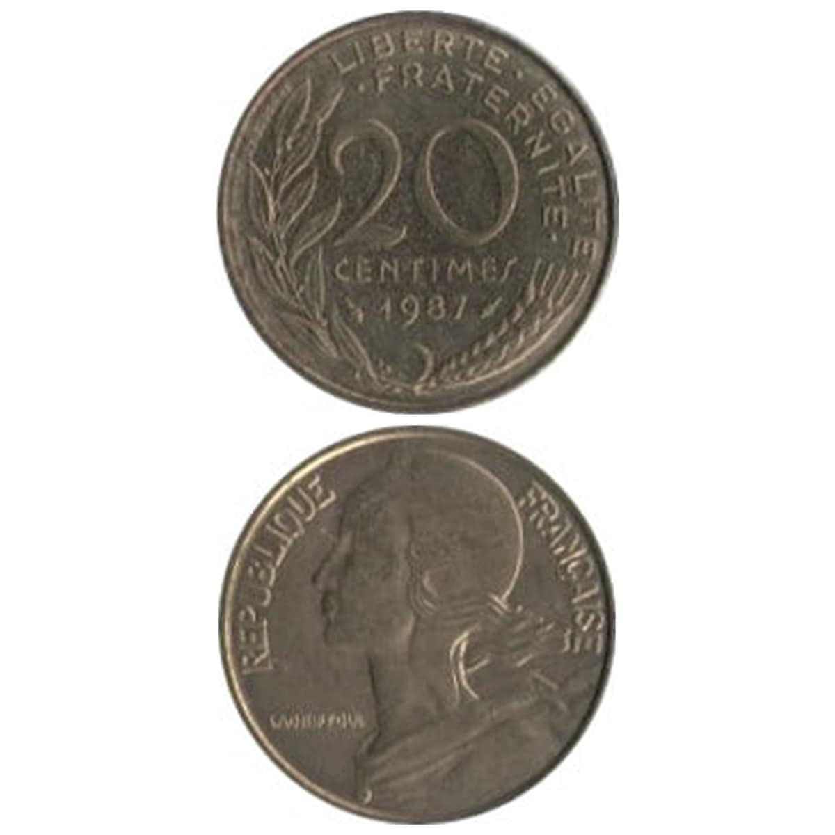 コイン / フランス / 20サンチーム / 20サンチーム / UNC (未使用) / 23mm [39%OFF]