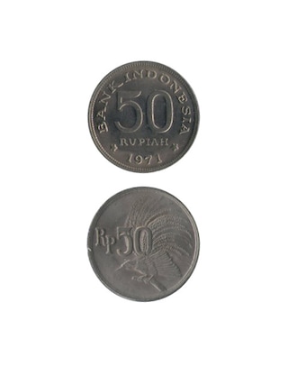 コイン / インドネシア / 50ルピア / 極楽鳥 / 1971年 / UNC (未使用) / 23mm [30%OFF]