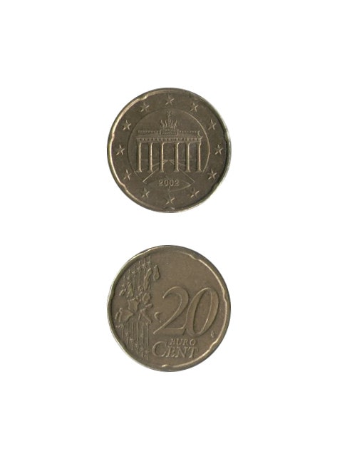 コイン / ドイツ / 20セント / 20セント旧版 / XF (極美) / 22mm [39%OFF]