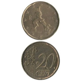 コイン / イタリア / 20セント / 20セント旧版 / XF (極美) / 22mm [39%OFF]
