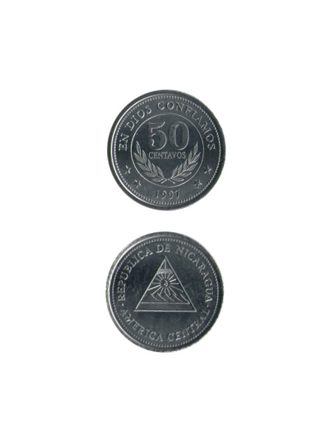 コイン / ニカラグア / 50センタボ / 国章 / UNC (未使用) [30%OFF]