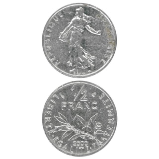 コイン / フランス / 1/2フラン / 19mm [39%OFF]
