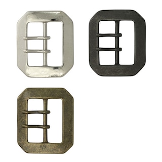 真鍮製 / Wピンバックル / ベルト幅45mm (全3色) [30%OFF]