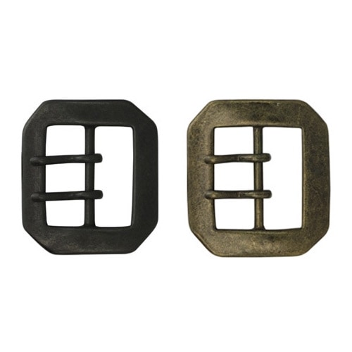 真鍮製 / Wピンバックル / ベルト幅40mm (全2色) [30%OFF]